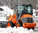 New Loader moving snow