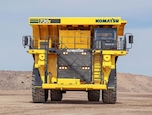 Front of New Electric Drive Mining Truck for Sale