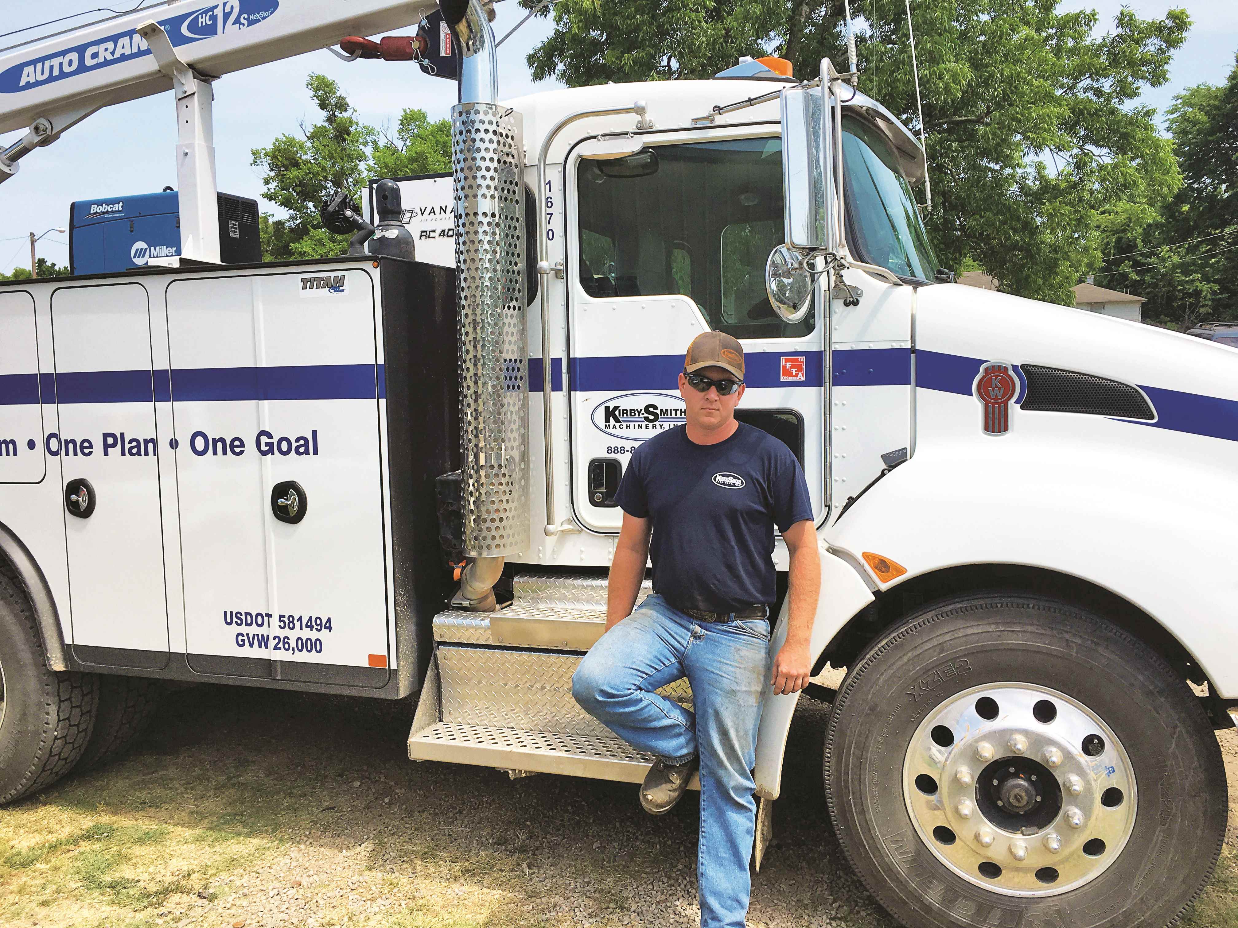 Jeff Joslin is a field technician for leading equipment distributor Kirby-Smith Machinery, Inc.